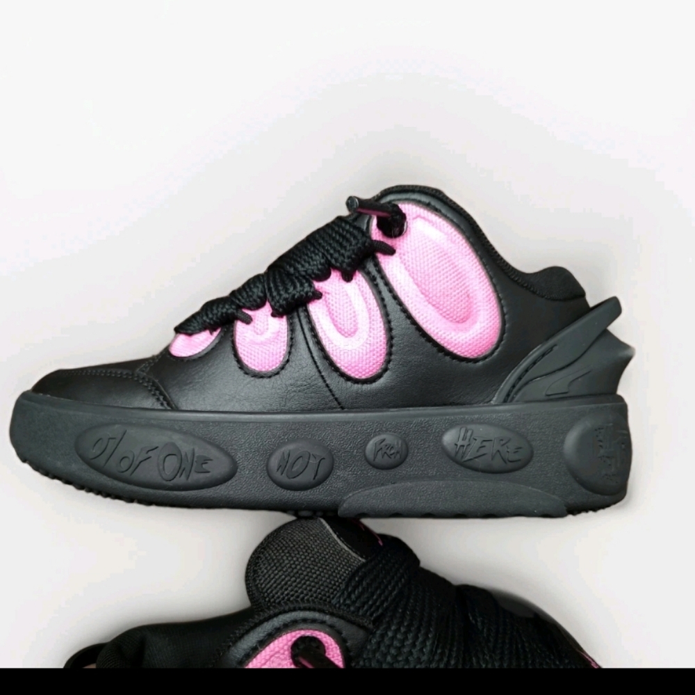 PUMA La Francé Untouchable Lace Up  Youth Girls Black Sneakers Casual Shoes 3108 - Picture 7 of 12